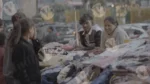 People Buying Clothes in a Roadside Market - Log, colour and B&W - Image 3