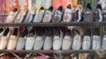 Display Formal Shoes in a Shop - Log, colour and B&W