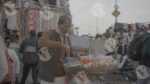 Man Selling Jhalmuri Indian Snacks - Log, colour and B&W - Image 3