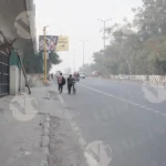 People Walking on Road - Log, colour and B&W