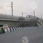 Delhi metro train - Log, colour and B&W