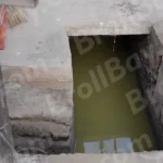 Drainage Channel - Log, colour and B&W