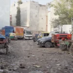 Vehicles Parking Area - Log, colour and B&W