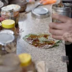 Making Paan - Log, colour and B&W