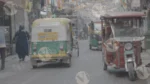 Auto and E-Rickshaw on Road - Log, colour and B&W - Image 3