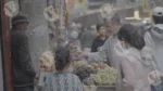 People Buying Fruits - Log, colour and B&W - Image 3